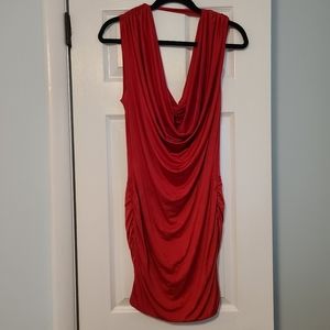 Venus Red Slinky Dress